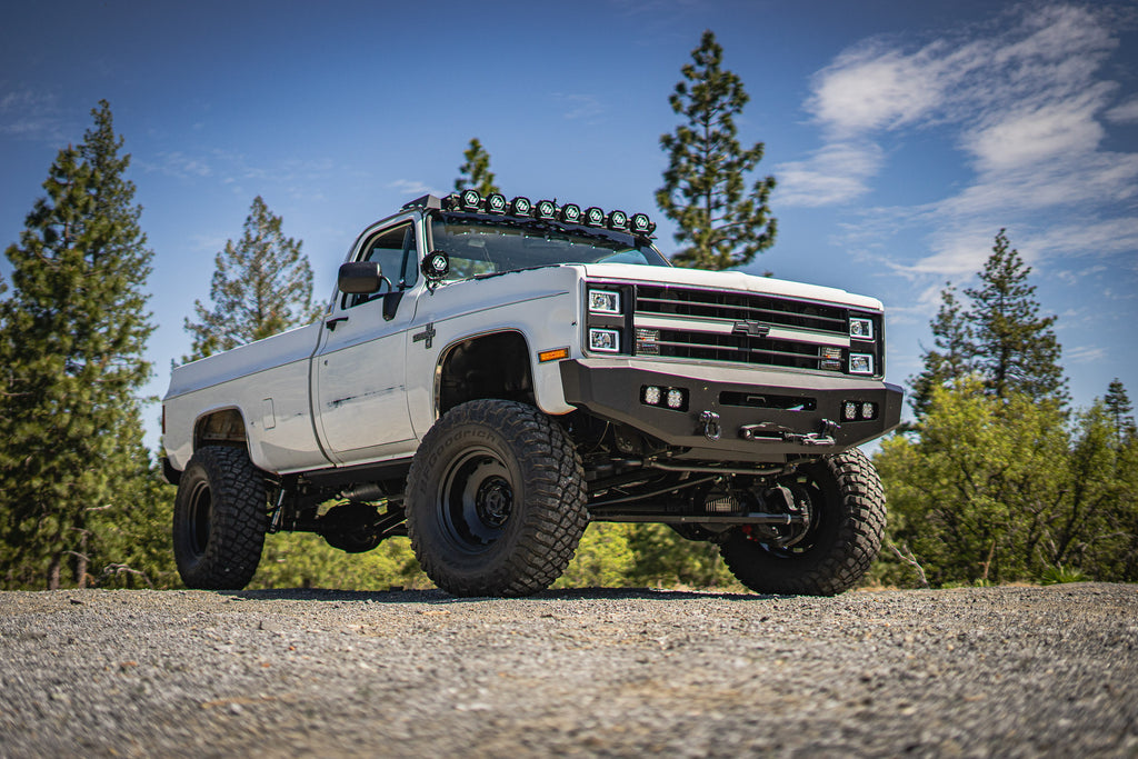 Squarebody chevy duramax lbz swap lifted offroad build project dmaxstore