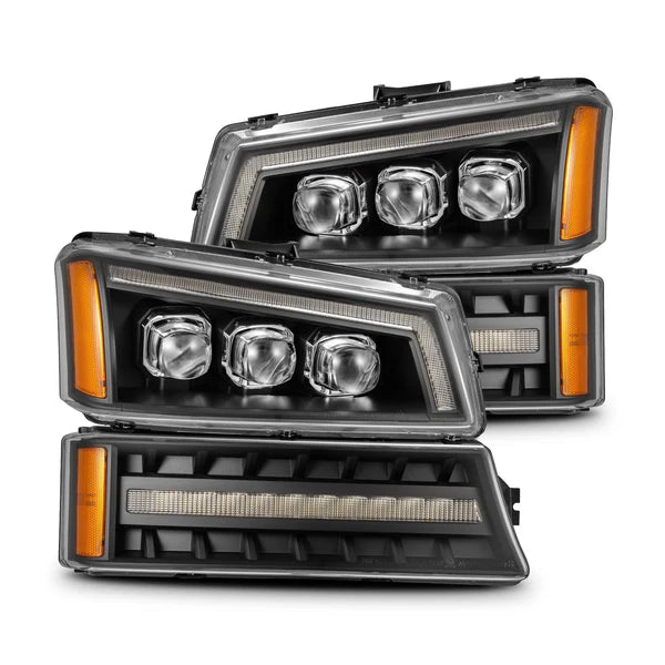AlphaRex NOVA-Series LED Projector Headlights | Chevy Silverado/Avalanche (02-06/03-06) (880254)