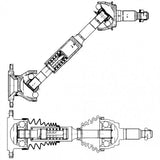 DMAX Extended Travel Front CV Axle Assembly, 2015-2019 LML/L5P