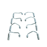 Stainless Steel High Pressure Injector Lines (Set Of 8), 2001-2004 LB7