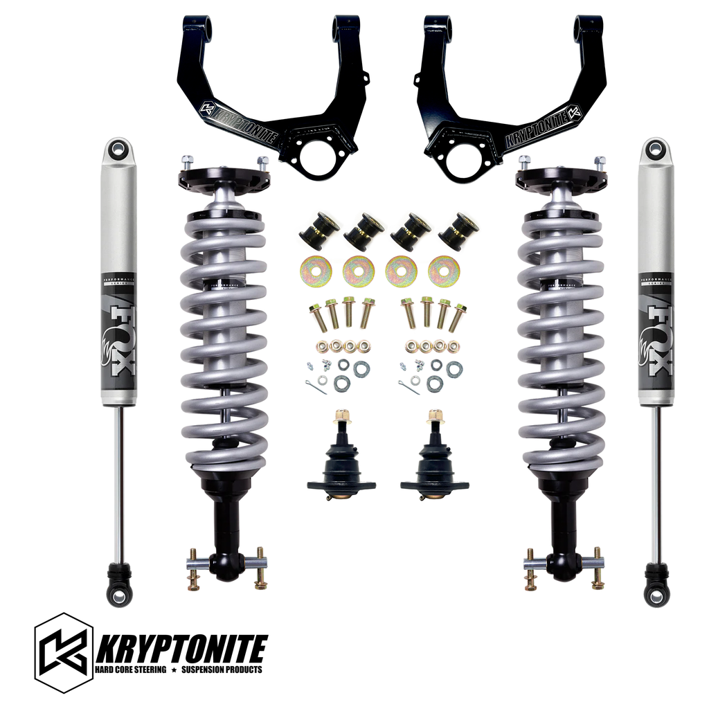 Kryptonite Stage 3 Leveling kit with Fox 2.5 Shocks