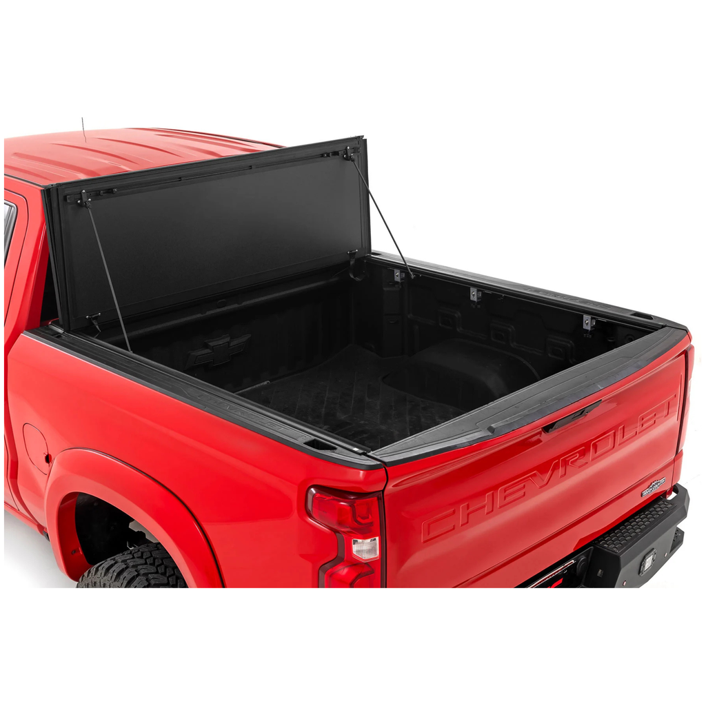 Rough Country Hard Tri-Fold Flip Up Bed Cover 49120650 49120580