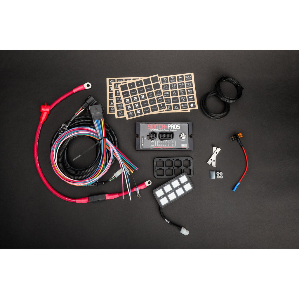 Switch-Pros SP-9100 Bezel Style 8 Switch Panel W/Concealed