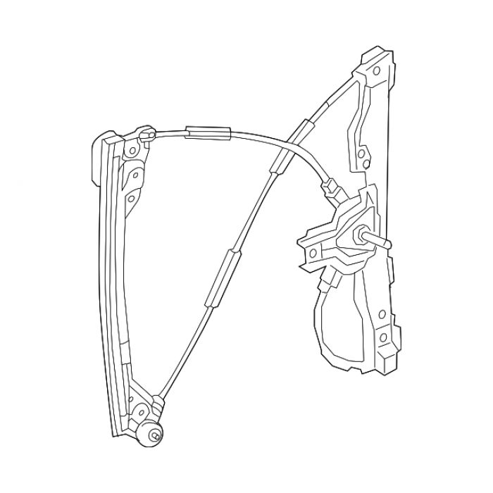 GM Front Driver Power Window Regulator (Regulator Only) 2020+ L5P