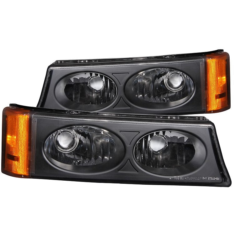 Anzo Parking-Signal Lights Black 2003-2007 LB7/LLY/LBZ