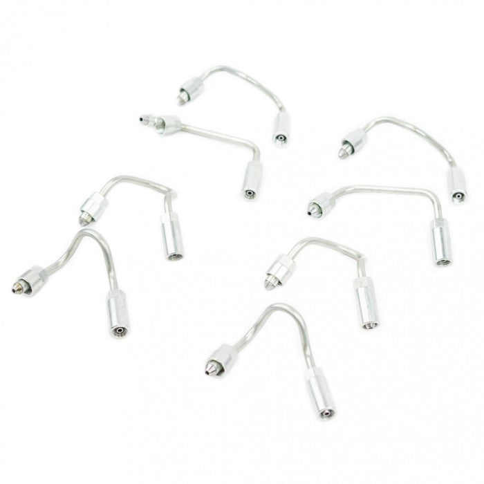 Stainless Steel High Pressure Injector Lines (Set Of 8