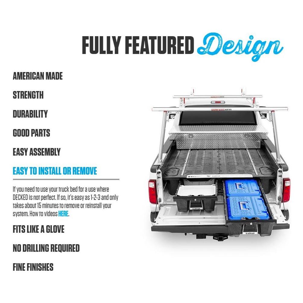 duramax tackle box Decked Truck Bed Tool Boxes XG4 XG5 – DmaxStore