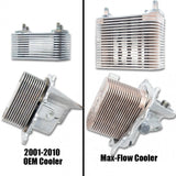 Max-Flow Duramax Oil Cooler Upgrade Kit, 2001-2007 & 2011-2016 LB7/LLY/LBZ/LML