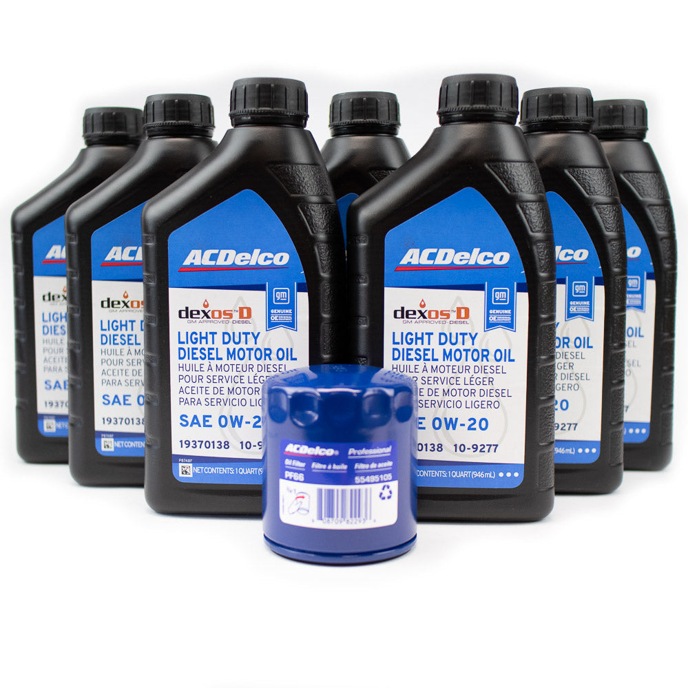 AcDelco Duramax Oil Change Kit, 20202024 LM2/LZ0, 06/28/2024