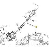 Dorman Lower Steering Shaft, 2001-2010 LB7/LLY/LBZ/LMM