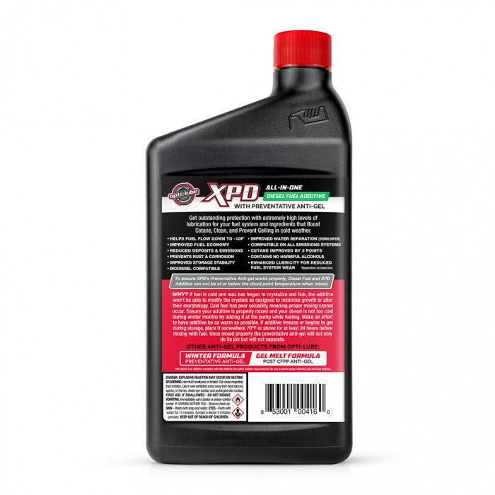 OPTI-LUBE XPD ALL-IN-ONE DIESEL FUEL ADDITIVE: 1 GALLON WITHOUT ACCESS