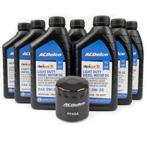 AcDelco 3.0L Duramax Oil Change Kit, 2020-2026 LM2/LZ0