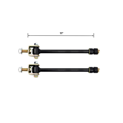 Kryptonite Sway Bar End Links, 2001-2019 LB7/LLY/LBZ/LMM/LML/L5P (4-6" Lift, 11" Long)