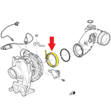 GM Turbo Inlet V-Band Clamp, 2011-2016 LML