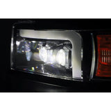AlphaRex MKII Nova-Series LED Projector Headlights - Black, 2015-2019 LML/L5P