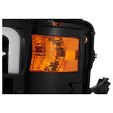 AlphaRex Pro-Series Halogen Projector Headlights - Jet Black, 2015-2019 LML/L5P