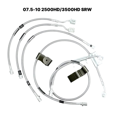 DmaxStore Stainless Steel Brake Lines, 2007.5-2010 LMM Single Rear Wheel