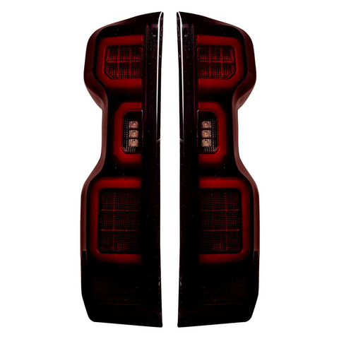 Recon OLED Tail Lights - Red Smoked, 2020-23 Silverado LM2/L5P