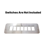 Longhorn Fab Center Console Lower 7 Switch Panel, 2003-2007 LB7/LLY/LBZ