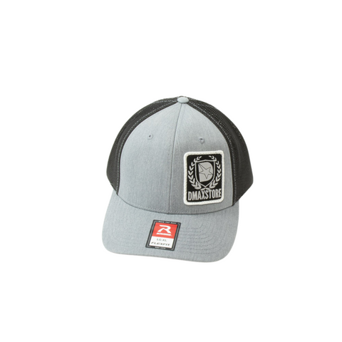 DmaxStore Woven Crest Patch R-Flex Fitted Trucker Hat