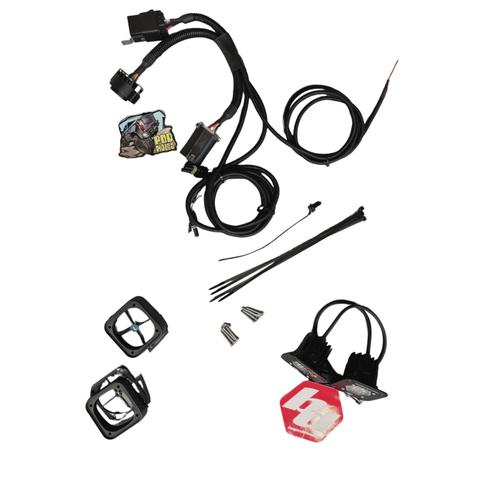 Pod Holes Bumper Step Light Kit, 2014-2019 LML/L5P