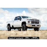 Cognito 3" Elite Leveling Kit w/Fox 2.5 Reservoir Shocks, 2020-2025 L5P