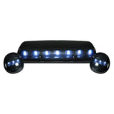 Recon Smoked Lens White LED Cab Lights, 2002-2007 LB7/LLY/LBZ