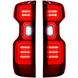 Recon OLED Tail Lights - Red Smoked, 2020-23 Silverado LM2/L5P