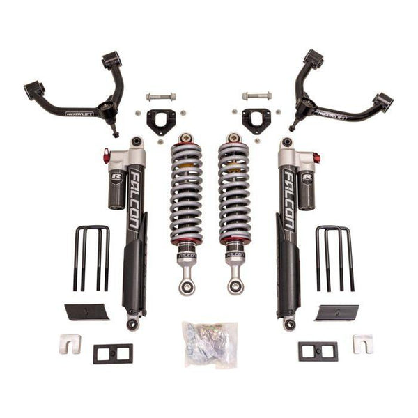 ReadyLIFT 3.5"F / 1"R SST 2.1 Series Lift Kit With Falcon 2.1 Monotube Shocks, 2015-2022 LWN
