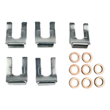 DmaxStore Stainless Steel Brake Lines, 2007.5-2010 LMM Single Rear Wheel