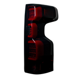 Recon OLED Tail Lights - Red Smoked, 2020-23 Silverado LM2/L5P