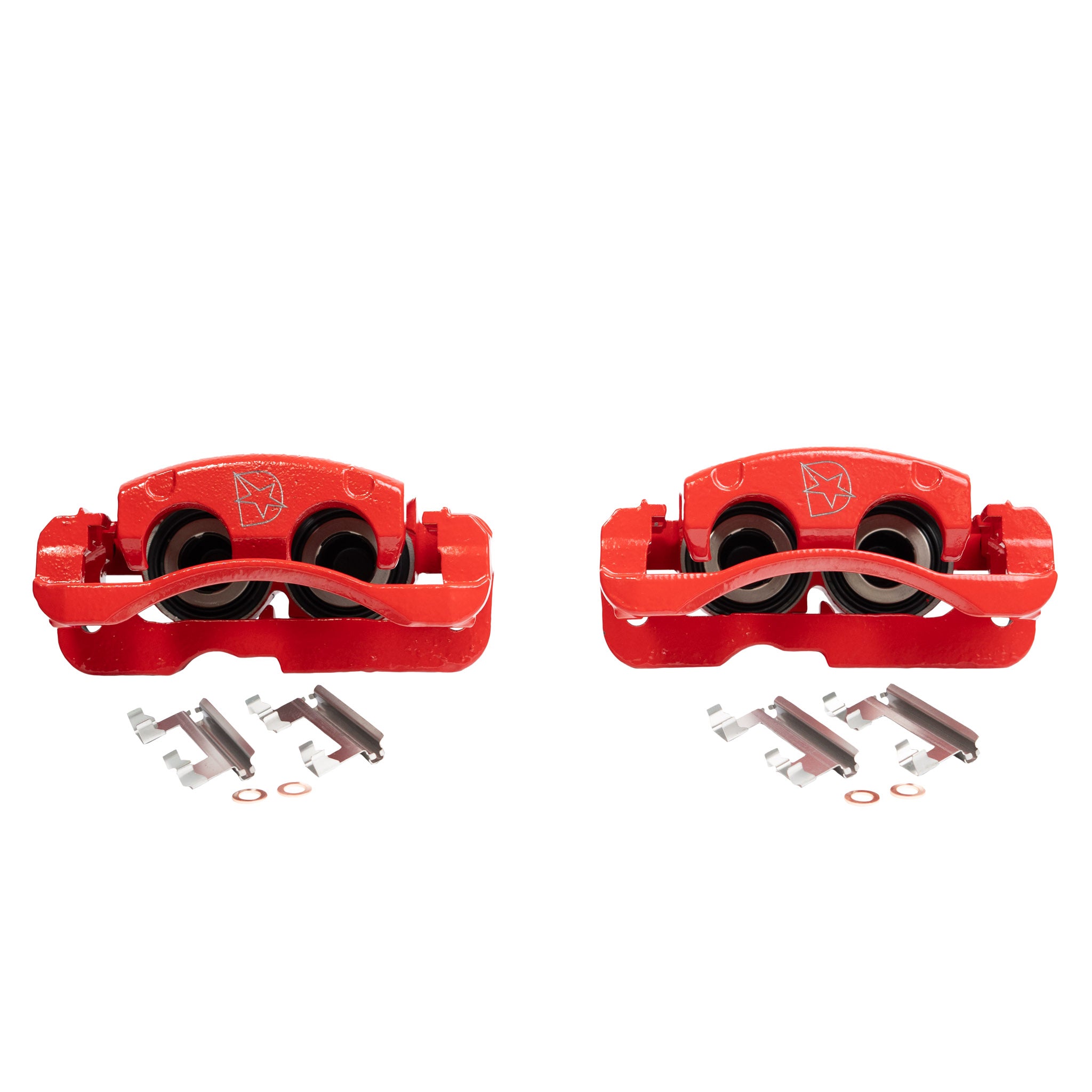 PowerStop Rear Red Calipers | 2016–2018 Subaru Crosstrek (S7028)