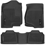Husky X-Act Floor Liners, Crew Cab 2007.5-2014 LMM/LML