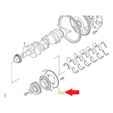 Crankshaft Position Sensor Exciter Ring, 2006-2016 LBZ/LMM/LML