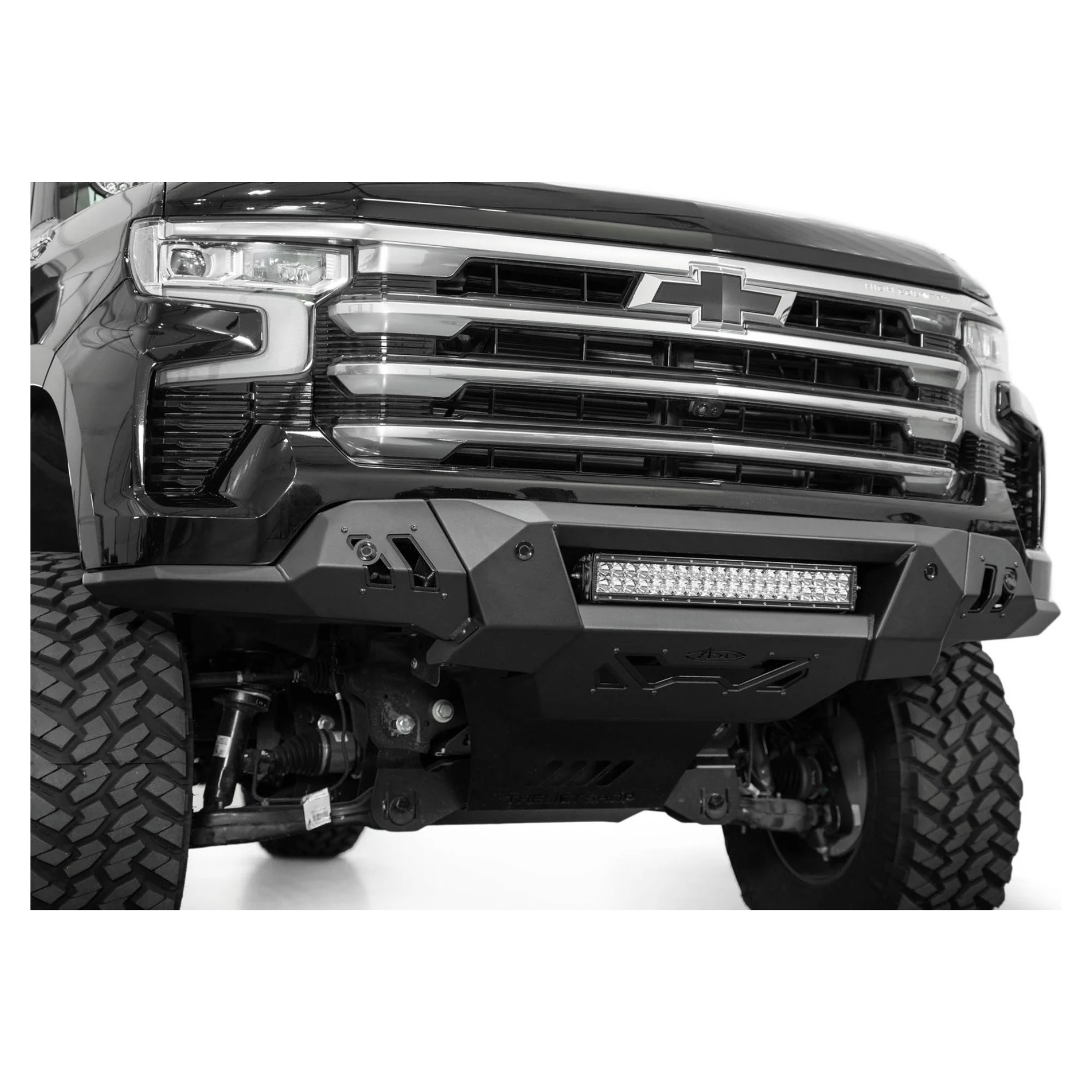 Addictive Desert Designs Chevy Black Label Front Bumper F140300010103 ...