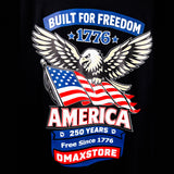 DMAX Freedom 250th Anniversary Black Tee