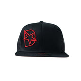 DmaxStore D-Star Snapback Hat (Red/Black)