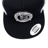 DMAXSTORE "Six Six Life Patch" Black/White Snapback Hat