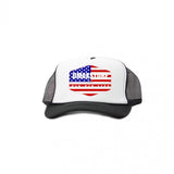 DmaxStore Foam Trucker Hat - Black & White