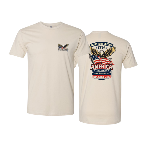 DMAX Freedom 250th Anniversary Cream Tee