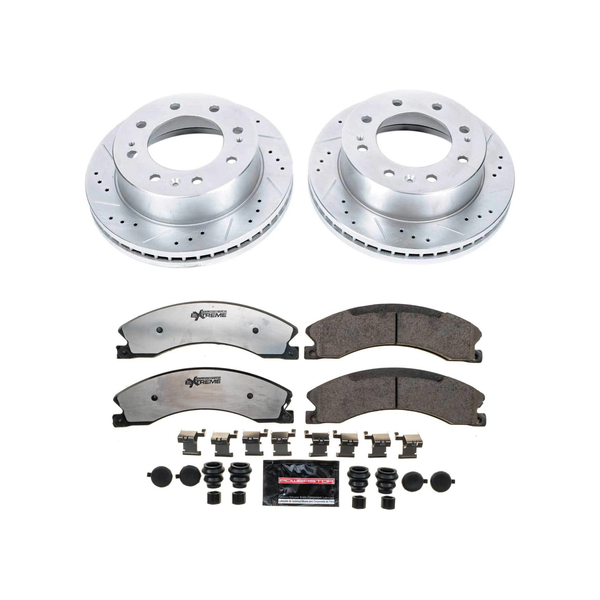PowerStop Performance Brake & Rotor Kits, 2015-2019 LML/L5P Single Rear Wheel