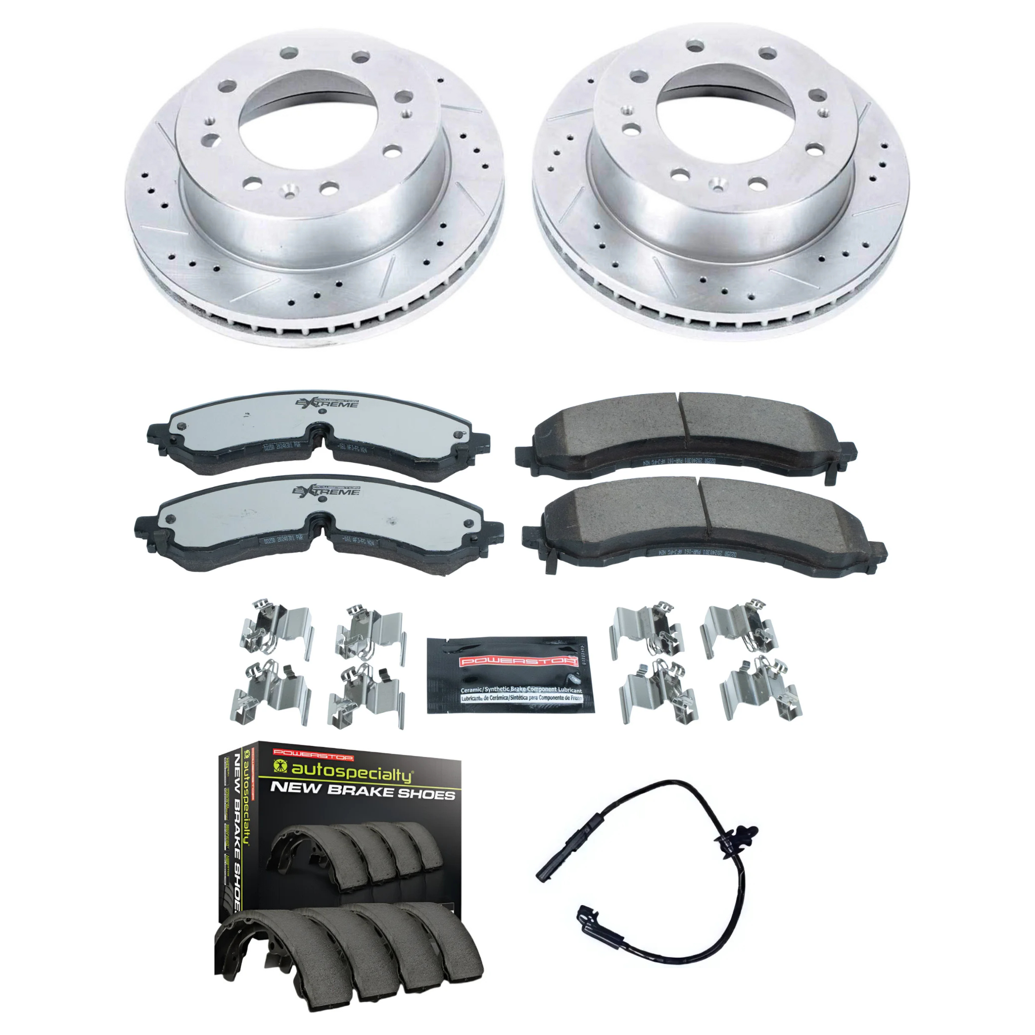 PowerStop Performance Brake & Rotor Kits, 2020-2024 L5P Single Rear Wh ...