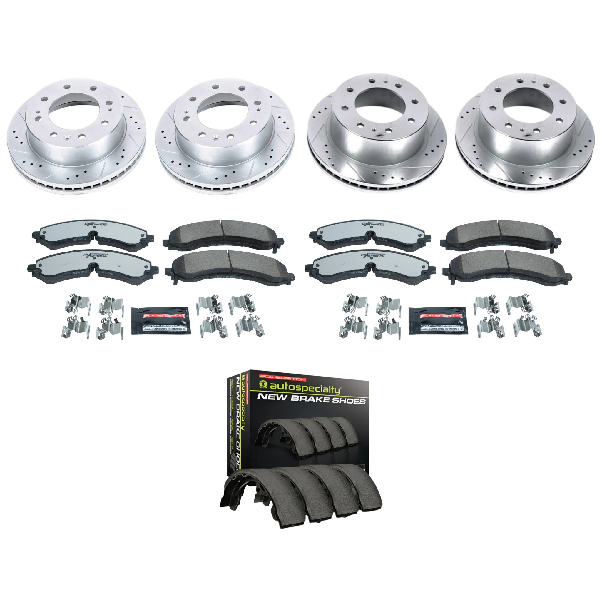 PowerStop Performance Brake & Rotor Kits, 2020-2024 L5P Single Rear Wh ...