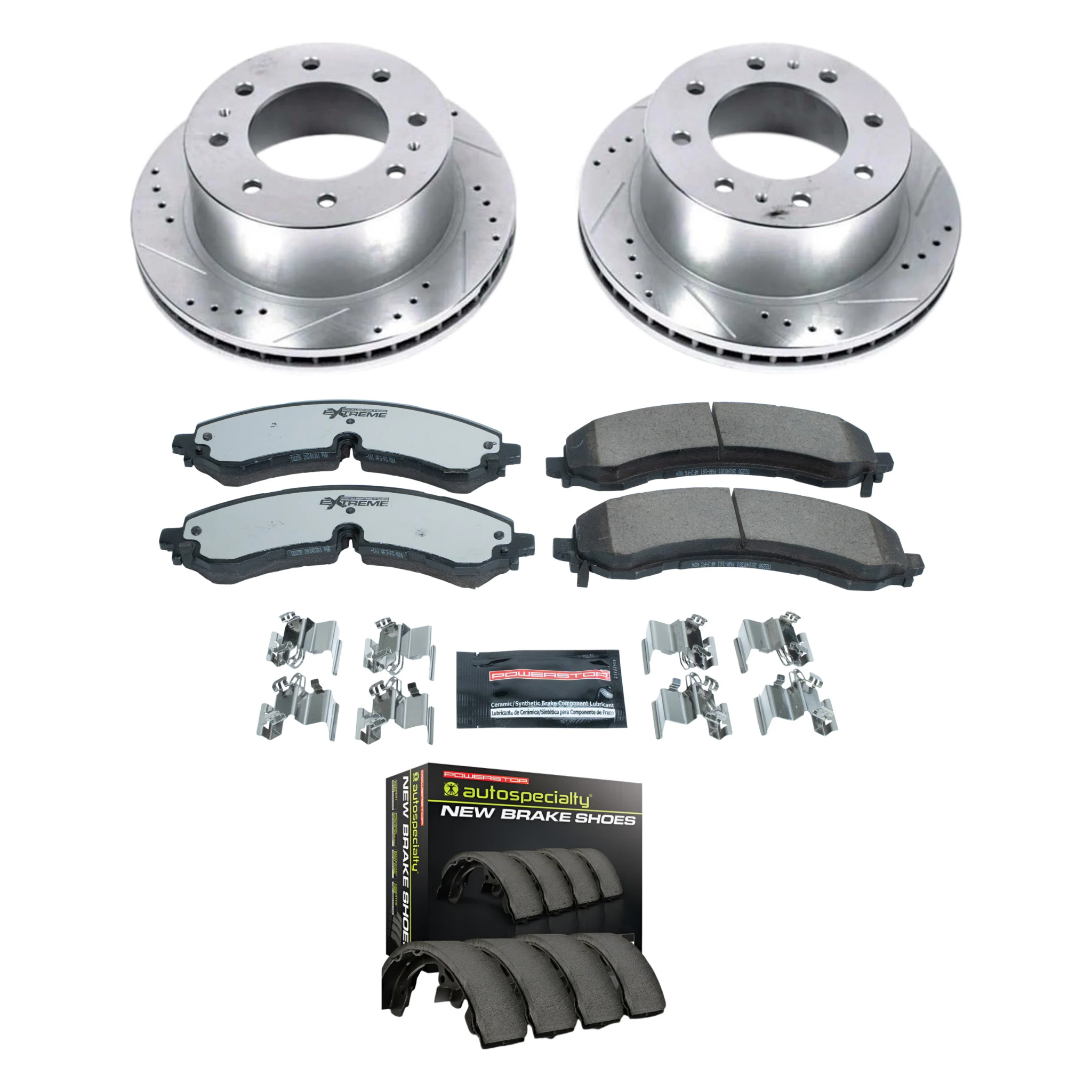 PowerStop Performance Brake & Rotor Kits, 2020-2024 L5P Single Rear Wh ...