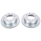 PowerStop D-Series Drilled & Slotted Rotors, 2020-2024 L5P Single Rear Wheel