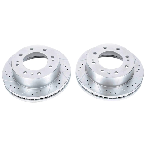 PowerStop D-Series Drilled & Slotted Rotors, 2020-2024 L5P Single Rear Wheel