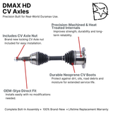 DMAX HD Front CV Axle Assembly, 2020-2025 L5P