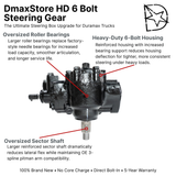 DmaxStore Heavy Duty 6 Bolt Steering Gear, 2001-2010 LB7/LLY/LBZ/LMM