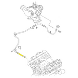 DmaxStore Silicone Turbo Coolant Return Hose, 2006-2010 LBZ/LMM