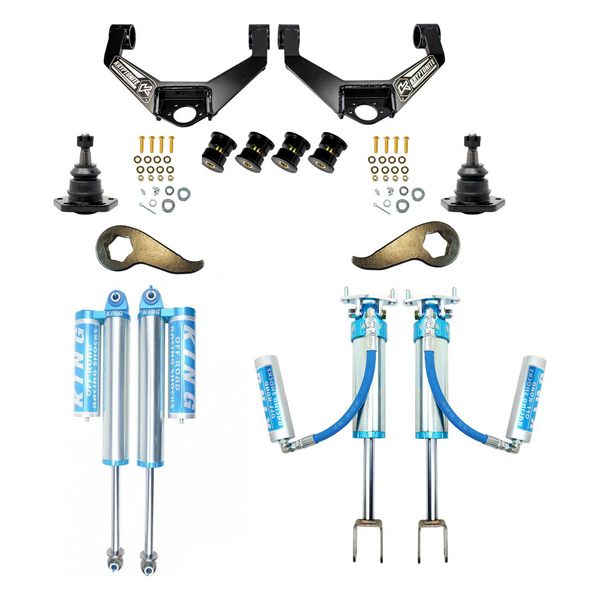 Kryptonite Stage 3 Leveling Kit w/King 2.5 Shocks, 2011-2019 LML/L5P